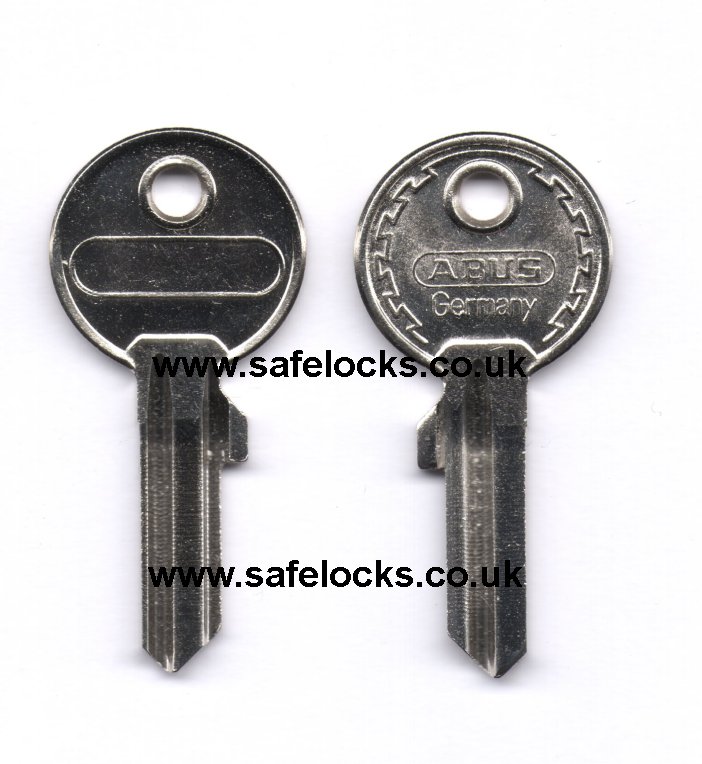 Abus 23/60 24IB50 24IB60 41/30 41/35 padlock key cut to code 